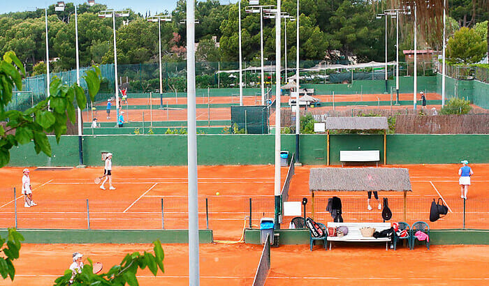 Tennis spielen auf Mallorca
